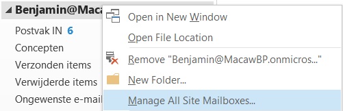 Manage All Site Mailboxes